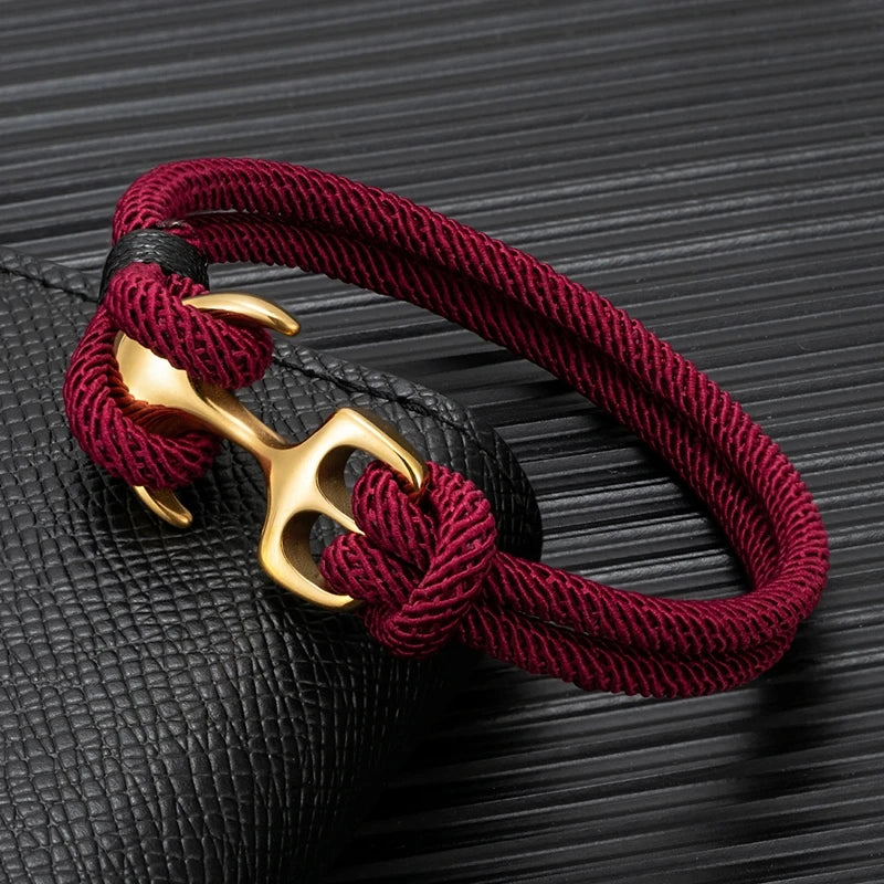 18K Plated Anchor Bracelet - Myst Bracelets