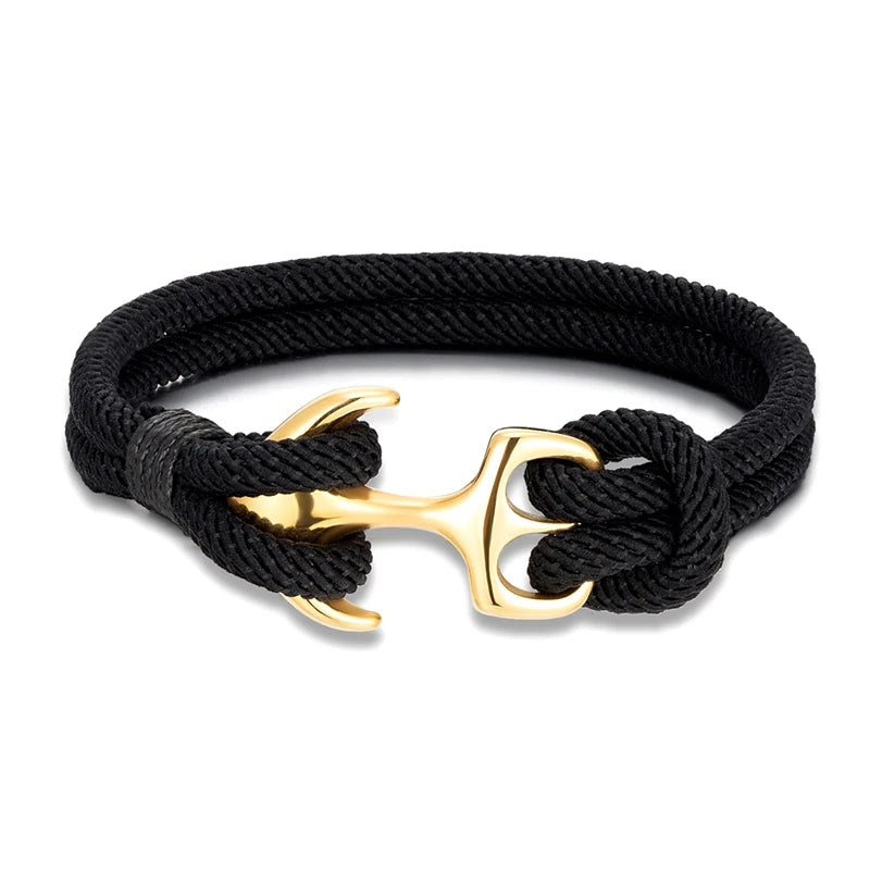 18K Plated Anchor Bracelet - Myst Bracelets