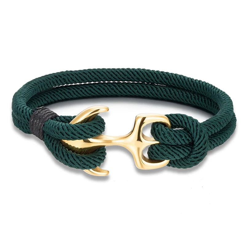 18K Plated Anchor Bracelet - Myst Bracelets