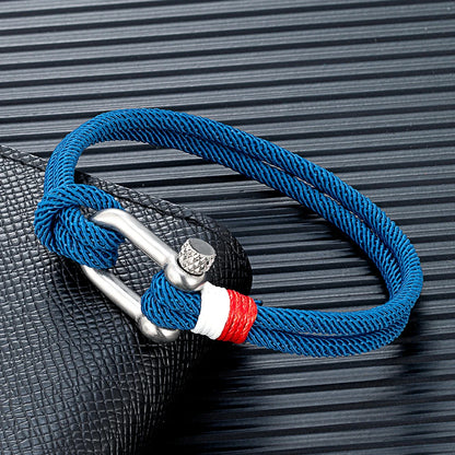 Nautical Double Strand U Bracelet - Myst Bracelets