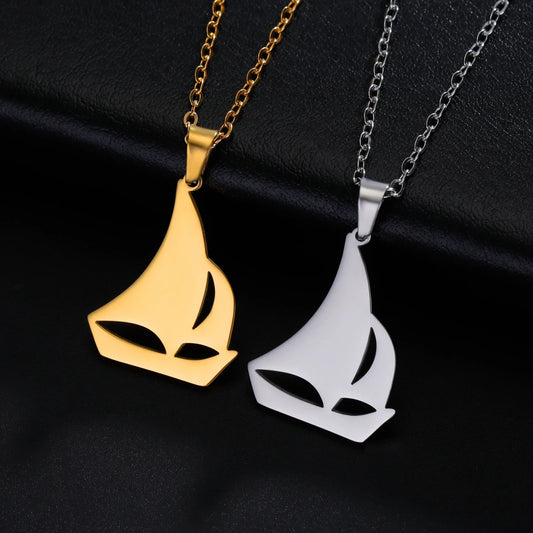 Stainless Steel Sail Necklace - Myst Bracelets